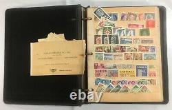 1950s Big World Stamp Collection in Miniature Sheet Album