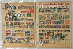 1950s Big World Stamp Collection in Miniature Sheet Album