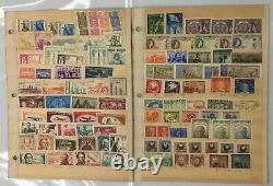 1950s Big World Stamp Collection in Miniature Sheet Album