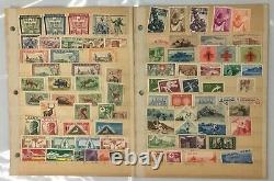 1950s Big World Stamp Collection in Miniature Sheet Album