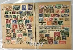 1950s Big World Stamp Collection in Miniature Sheet Album