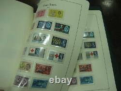 1953-1970 Plain & Phosphor Commemorative Stamp Collection Album Lighthouse