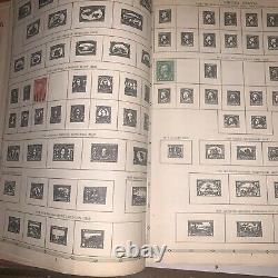 1957 Aristocrat World Stamp Album Post Binder Many Stamps Foreign & Domestic