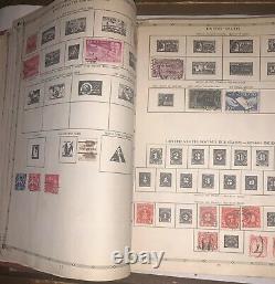 1957 Aristocrat World Stamp Album Post Binder Many Stamps Foreign & Domestic