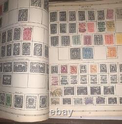 1957 Aristocrat World Stamp Album Post Binder Many Stamps Foreign & Domestic