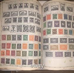 1957 Aristocrat World Stamp Album Post Binder Many Stamps Foreign & Domestic