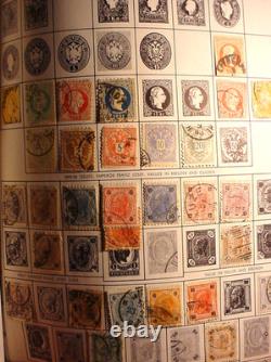 1958 Regent Stamp Album Aden to Chile & USA 2900+ Mint & Cancelled Stamps