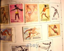 1958 Regent Stamp Album Aden to Chile & USA 2900+ Mint & Cancelled Stamps