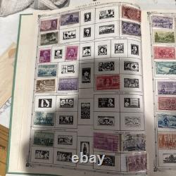 1960 Premier World Stamp Album Grossman With Very Old Stamps