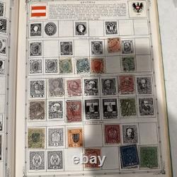 1960 Premier World Stamp Album Grossman With Very Old Stamps