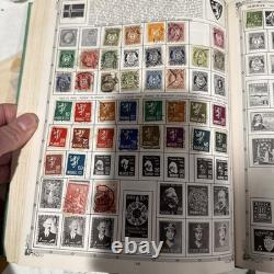1960 Premier World Stamp Album Grossman With Very Old Stamps