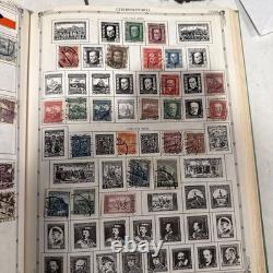 1960 Premier World Stamp Album Grossman With Very Old Stamps