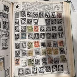 1960 Premier World Stamp Album Grossman With Very Old Stamps