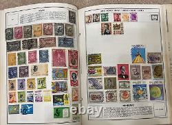 1965 Traveler Stamp Album of the World Postage Stamps 1000+ Stamp Collection