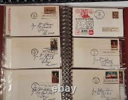 1967-68 First Day Covers Stamps Album Collection Error Postmark Mavex To Navex