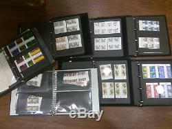 1971 2008 UNFOLDED GUTTER PAIR COLLECTION 7 albums FV£2530 MNH
