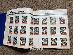 1972 Sunoco NFL Action 128- Page (Deluxe) Stamp Album Near Complete COLLECTIBLE