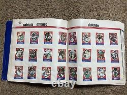 1972 Sunoco NFL Action 128- Page (Deluxe) Stamp Album Near Complete COLLECTIBLE