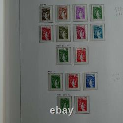 1978-1988 Full France Stamp Collection NIB DAVO Album