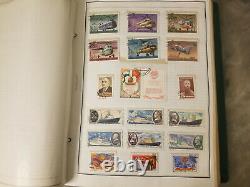 1978-85 600+ Russia Stamp Collection In Album Mh/used Stamps