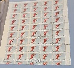 1980 Olympics Mint Sheet Stamp Collection including Canada, US, Russia, China
