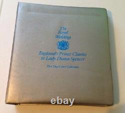 1981 Royal Wedding Prince Charles Lady Diana First Day Cover Stamp Album