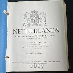 1982 Minkus Netherlands Stamp Album withAntilles Curacao Java Sumatra & New Guinea