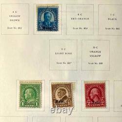1983 US Scott's National Postage Stamp Album 1000+ Mounted Stamps NICE