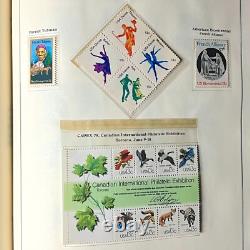 1983 US Scott's National Postage Stamp Album 1000+ Mounted Stamps NICE