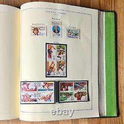 1983 US Scott's National Postage Stamp Album 1000+ Mounted Stamps NICE