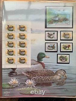 1987-9 Mint Stamps Of World Collection Lot Heavy Book can ship stamp only