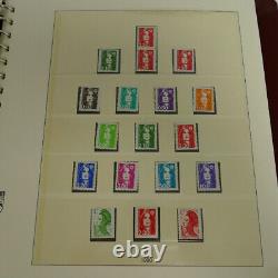 1990-1993 France Stamp Collection NIB Lindner Album