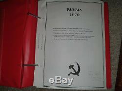 (2) ALBUM Soviet Union RUSSIA Stamp Collection 1967 Thru 1991 MYSTIC STAMP