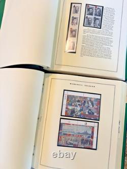 2 Scott Commemorative WWII Postage Stamp Albums 1989-1998 1,300 MNH Int'l Stamps