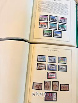 2 Scott Commemorative WWII Postage Stamp Albums 1989-1998 1,300 MNH Int'l Stamps