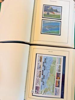 2 Scott Commemorative WWII Postage Stamp Albums 1989-1998 1,300 MNH Int'l Stamps
