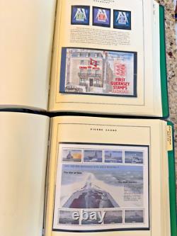 2 Scott Commemorative WWII Postage Stamp Albums 1989-1998 1,300 MNH Int'l Stamps