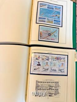 2 Scott Commemorative WWII Postage Stamp Albums 1989-1998 1,300 MNH Int'l Stamps