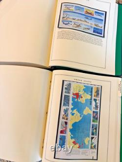 2 Scott Commemorative WWII Postage Stamp Albums 1989-1998 1,300 MNH Int'l Stamps