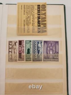 2 Vintage KEK Stamp Albums Austria + Airmail Labels / Ephemera Collection