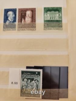 2 Vintage KEK Stamp Albums Austria + Airmail Labels / Ephemera Collection