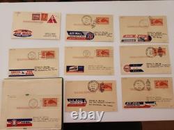 2 Vintage KEK Stamp Albums Austria + Airmail Labels / Ephemera Collection