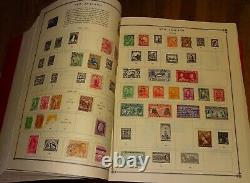 2 big stamp albums mostly EMPTY but still has perhaps around 2500 stamps