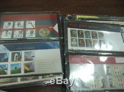 2000-2010 Collection Presentation Packs Fv£450 Commemoratives 2 Albums