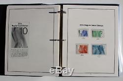 2011,2012,2013,2014 Us Stamp Complete Year Sets Hingeless Collection Album