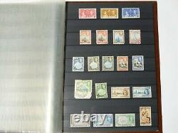 21 Photos King George VI Commonwealth Stamps Collection Album + Loose Ones #GVI