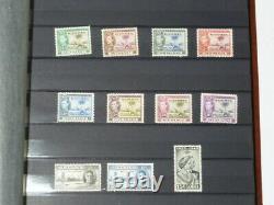 21 Photos King George VI Commonwealth Stamps Collection Album + Loose Ones #GVI