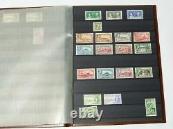 21 Photos King George VI Commonwealth Stamps Collection Album + Loose Ones #GVI