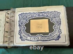 23 Karat Gold Proof Collection US Stamp Classic With COA