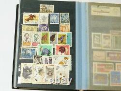 25 Photos of 480 + Polish Poland Postage Stamps Collection Album #BLK1